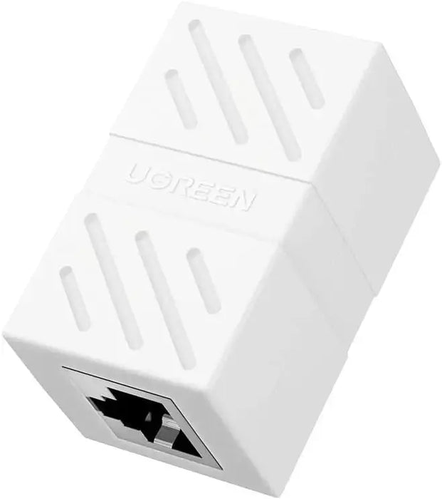 UGREEN RJ45 Inline Ethernet Coupler (Female–Female, Cat5e/Cat6/Cat7), 10 Gbps Max, Compact Keystone Connector with Nickel-Plated Contacts – Model 20311 Ugreen
