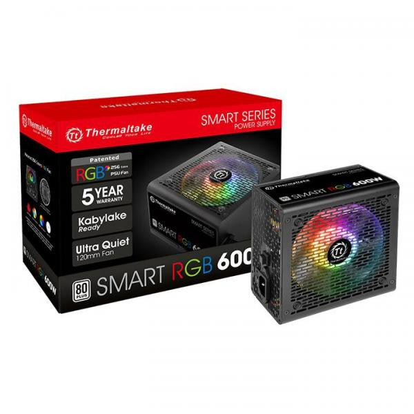 Thermaltake Smart RGB 600W 80 PLUS 230V Standard Certified SMPS