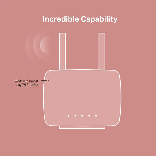 Mercusys MW300RE Wireless Repeater WiFi Booster | MIMO Technology | Three External Antennas | 300Mbps Speed Wi-Fi Range Extender