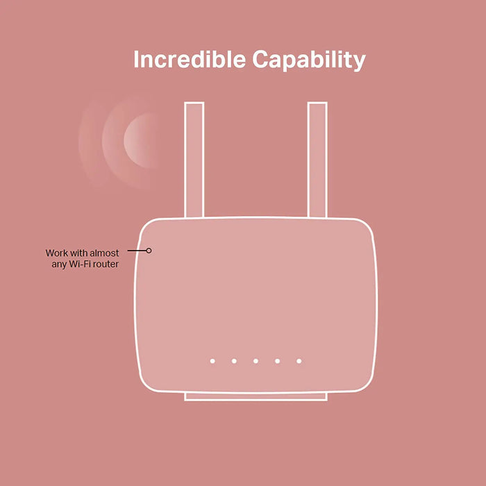 Mercusys MW300RE Wireless Repeater WiFi Booster | MIMO Technology | Three External Antennas | 300Mbps Speed Wi-Fi Range Extender