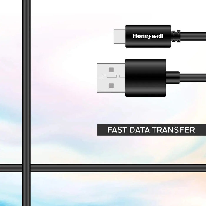 HONEYWELL HC000033 USB 2.0 To Type C Cable 1.2 M Braided (Black)