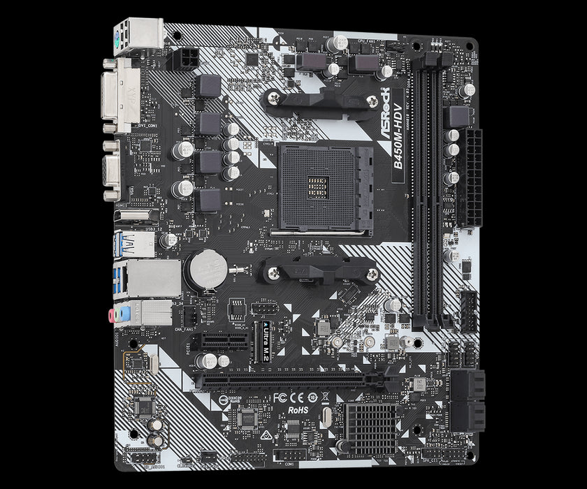 ASRock B450M-HDV R4.0 Motherboard