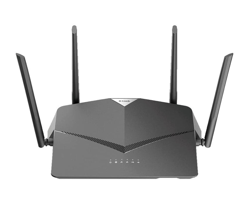 D-Link DIR-2640, AC 2600 Mbps MU-MIMO Dual Band High Power WiFi Router, 5 Gigabit Port, 4 External Antenna