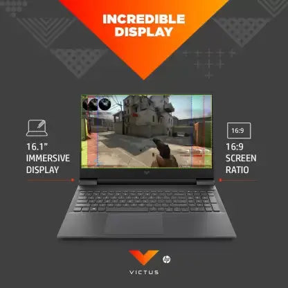 HP Victus Gaming R5-6600H Laptop(8GB/512GB SSD/W11 MSO H/RTX 3050 4GB/ Mica Silver)