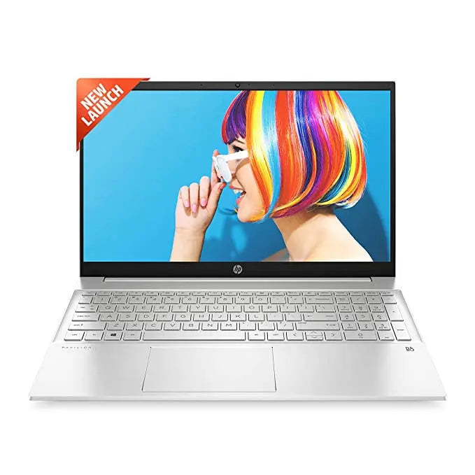 HP Pavilion Ryzen 5 Hexa Core 5625U(8 GB/512 GB SSD/Windows 11 Home)15-eh2018AU Laptop (15.6"/Natural Silver/MSO)