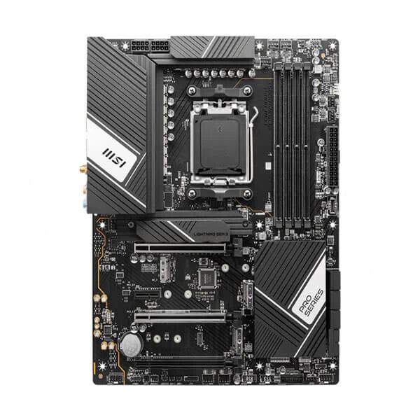 MSI PRO X670-P WIFI Motherboard (AMD Socket AM5/Ryzen 7000 Series CPU/Max 128GB DDR5 6600MHz Memory)