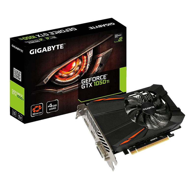 GIGABYTE Geforce GTX 1050 Ti 4GB gddr5 pci_e Gaming Graphic Card (GV-N105TD5-4GD)