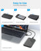 ORICO-25PW1-U3-BK-EP 2.5" External HDD Enclosure USB3.0 To SATA III(7mm-9.5mm SATA HDD SSD,Tool Free,UASP,Black)