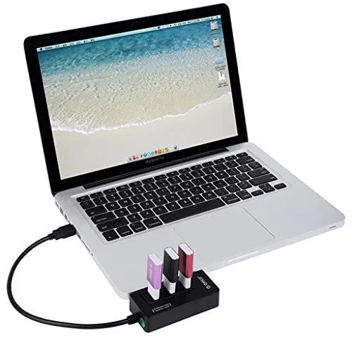 ORICO-HR01-U3-V1-BK-BP Portable Aluminum 3 Port USB 3.0 HUB RJ45 10/100/1000 Gigabit Ethernet LAN With Wired Network Adapter