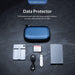 ORICO-M2PH02-BL-BP Portable Solid State Drive Case For Dual/Single Slot M.2 NVMe/SATA SSD Enclosure,Shockproof EVA