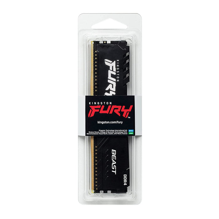 Kingston 32GB 3600MHz DDR4 CL18 DIMM Fury Beast Dektop RAM Black(KF436C18BB-32)