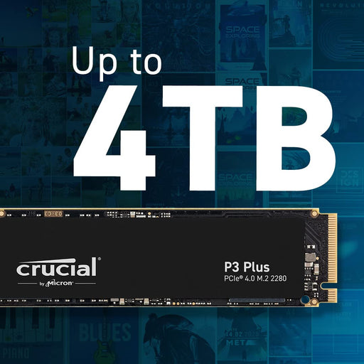 Crucial P3 Plus 2TB PCIe 4.0 3D NAND NVMe M.2 SSD,5000MB/s-CT2000P3PSSD8