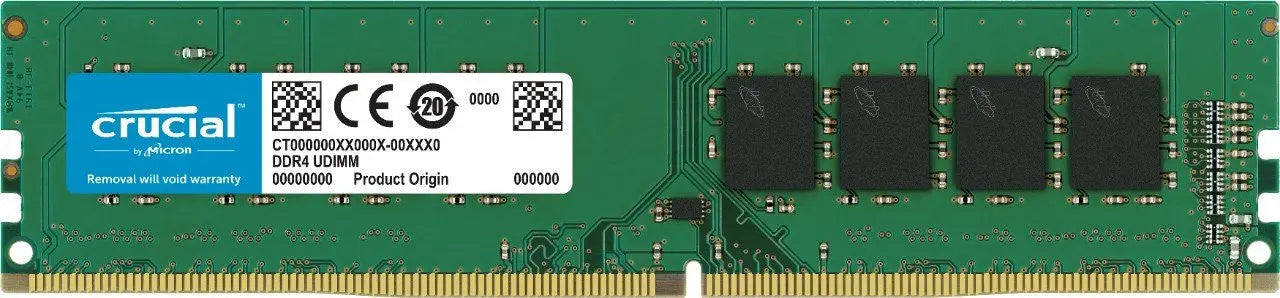 Crucial 8GB DDR4 3200MHz CL22 (Or 2933MHz Or 2666MHz) Desktop RAM(CT8G4DFRA32A)