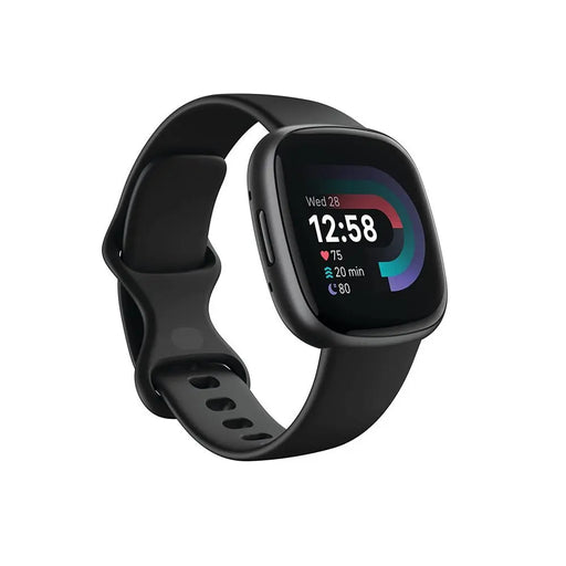 Fitbit Versa 4 Fitness Watch (Black / Graphite Aluminum) FB523BKBK-FRCJK