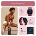 Fitbit Versa 4 Fitness Watch (Beet Juice / Copper Rose Aluminum) FB523RGRD-FRCJK 
