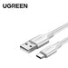 UGREEN 60123 USB A 2.0 Male To USB C Male Nickel Plated Cable 2M(White)