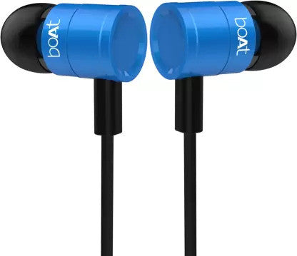 BoAt BassHeads 230 Wired In-Ear Headset  (Ocean Blue)