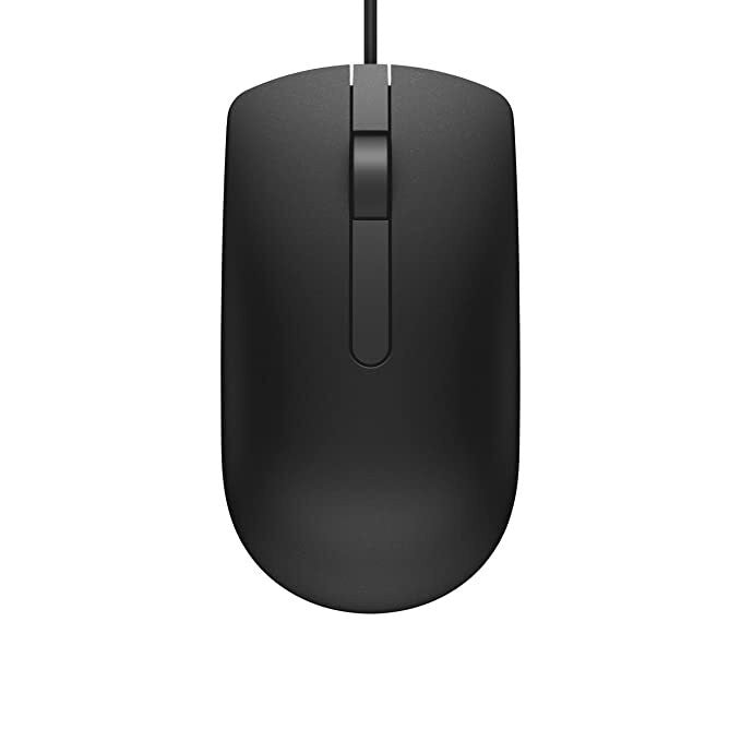 DELL MS116-BK 1000Dpi Wired Optical Mouse (USB, Black)