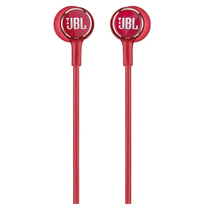 JBL LIVE100 By Harman Wired In Ear Headphones With In-Line Mic And Remote(Red)