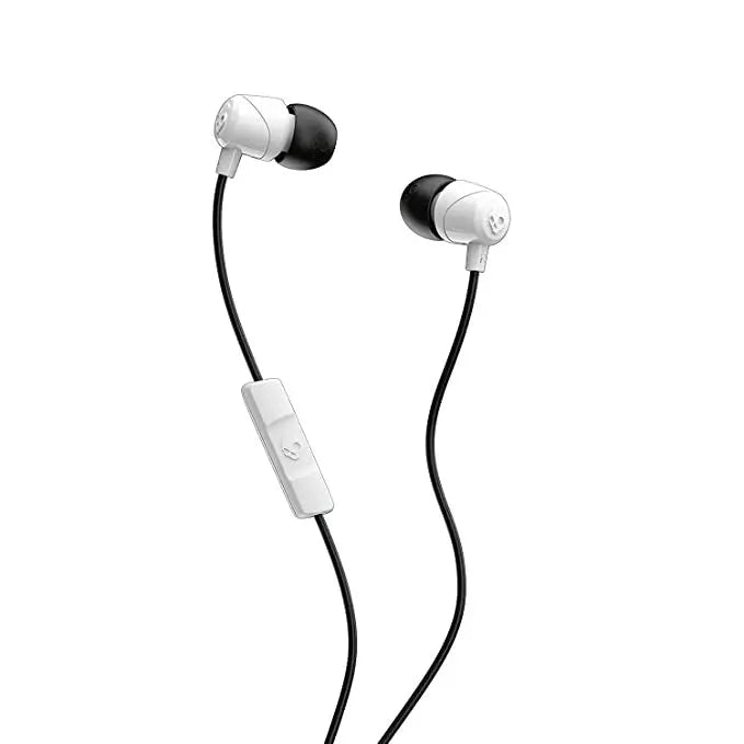 Skullcandy Jib Wired In-Earphone With Mic-S2DUYK-441 (White/Black)
