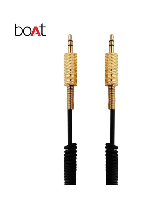 3.5mm Boat Twister Aux-3m Aux Cable - Black