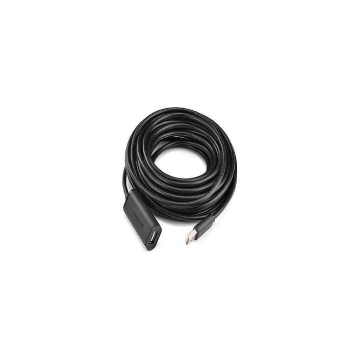 Ugreen 10324 USB A 2.0 Male To Female Active Extension Cable With Chipset 20m(Black)
