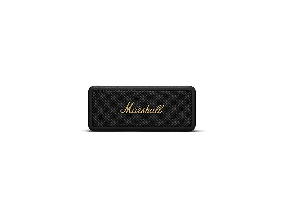 Marshall Emberton 20W Wireless Bluetooth Portable Speaker (Black & Brass)