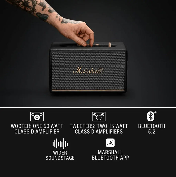 Marshall Stanmore III Bluetooth Wireless Speaker - Black