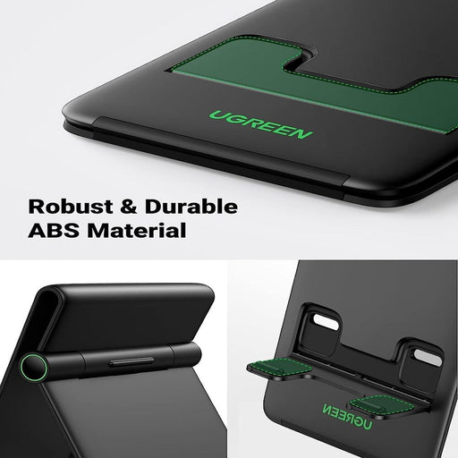 UGREEN 20439 Desktop Tablet Stand Adjustable Angle Foldable 12.9" (Black)