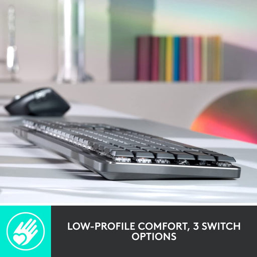 Logitech 920-010761 Mx Mechanical Wireless Illuminated Performance Bluetooth Keyboard