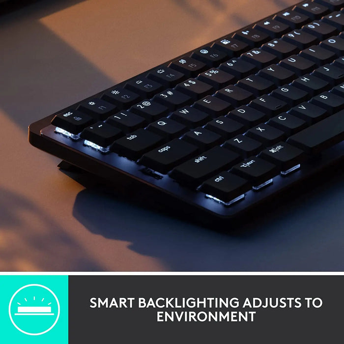Logitech 920-010784 Mx Mechanical Mini Wireless Illuminated Bluetooth Keyboard