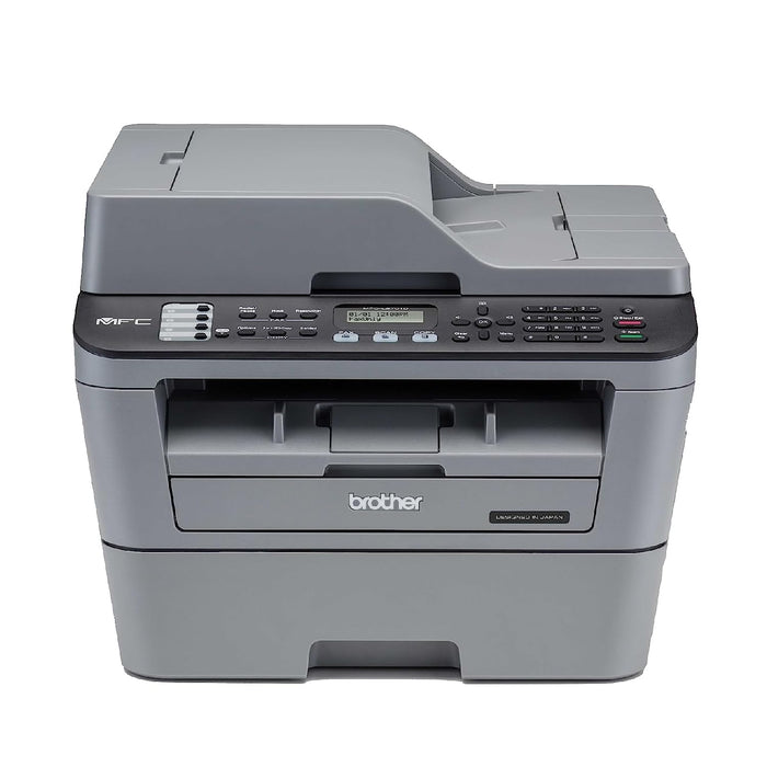 Brother MFC L2701D Multi-Function Monochrome Laser Printer With Auto Duplex Printing (Gray)