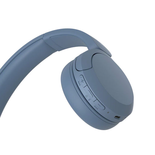 Sony ‎WHCH520/L Wireless On-Ear Bluetooth Headphones With Mic (Blue)