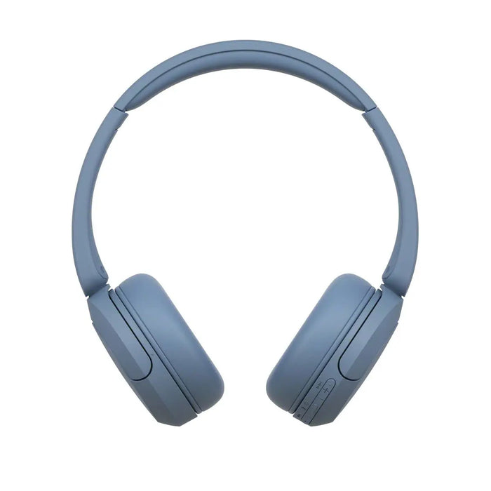 Sony WHCH520/L Wireless On-Ear Bluetooth Headphones With Mic (Blue)