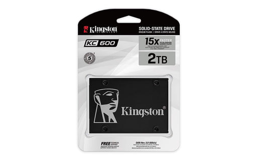 Kingston 2048GB Internal SSD KC600 SATA3 2.5"(6.35cm) (SKC600/2048G)