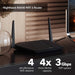 NETGEAR ‎RAX40-100NAS Nighthawk AX4 4-Stream WiFi 6 AX3000 Router(3Gbps/4 x1G Ethernet/1x 3.0 USB Ports)Black