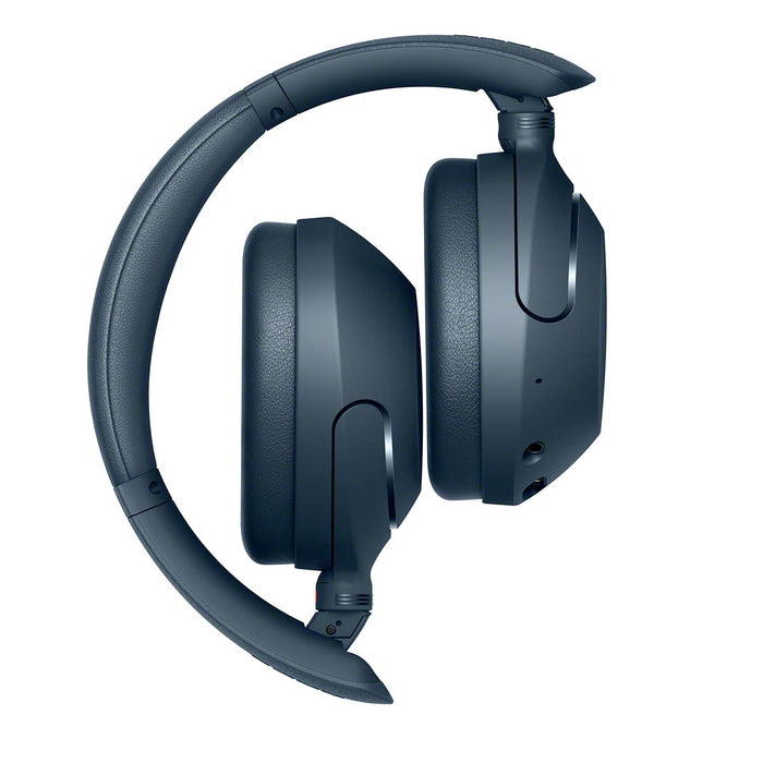 Sony WH-XB910N Extra BASS Noise Cancellation Headphones Wireless Bluetooth Over The Ear Headset with Mic,Blue