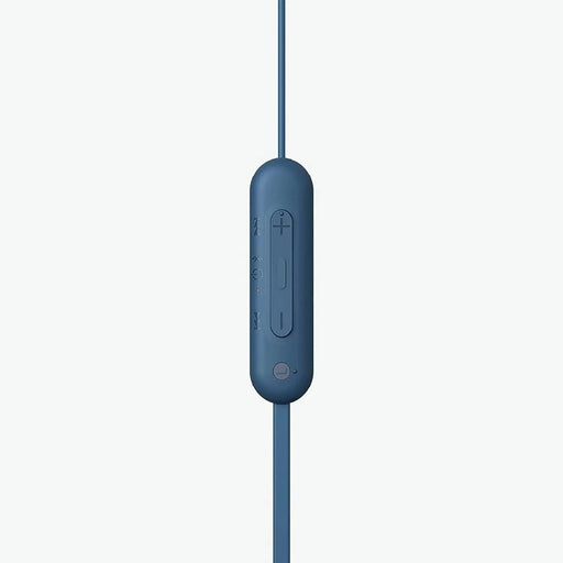 Sony WI-C100 Wireless In-Ear Bluetooth Headset With Mic For Phone Calls - Blue