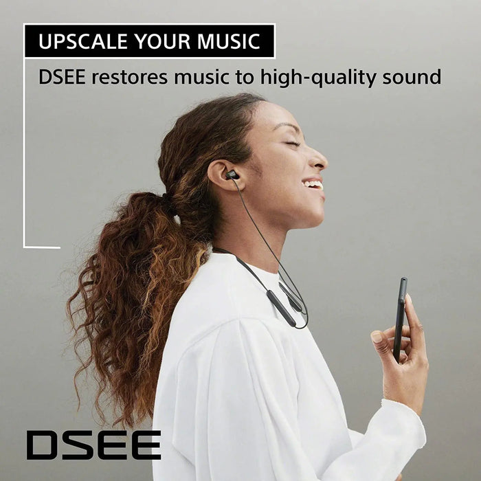 Sony WI-C100 Wireless In-Ear Bluetooth Headset With Mic - Taupe