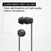 Sony WI-C100 Wireless In-Ear Bluetooth Headset With Mic - Black