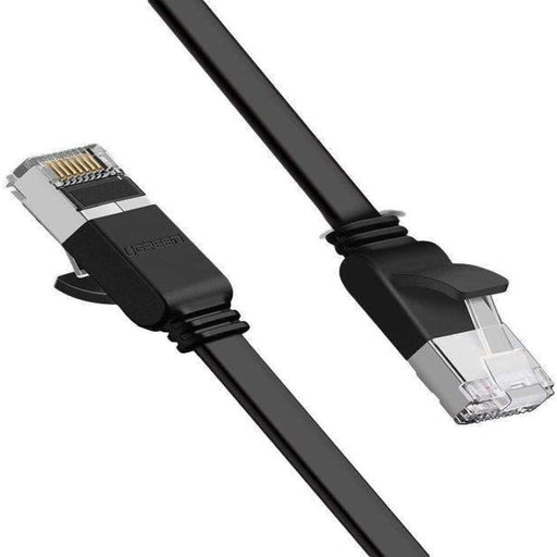 UGREEN 50186 Cat 6 U/UTP M/M Pure Copper Ethernet Flat Cable 3m(Black)
