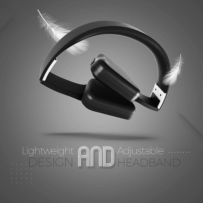Toreto  Wireless Bluetooth Headphone with 10 Hours Playtime (Black, TOR-210)