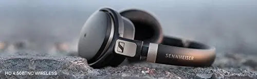 Sennheiser HD 4.50 BT NC Bluetooth Wireless Headphones (Black/Silver) with Active Noise Cancellation