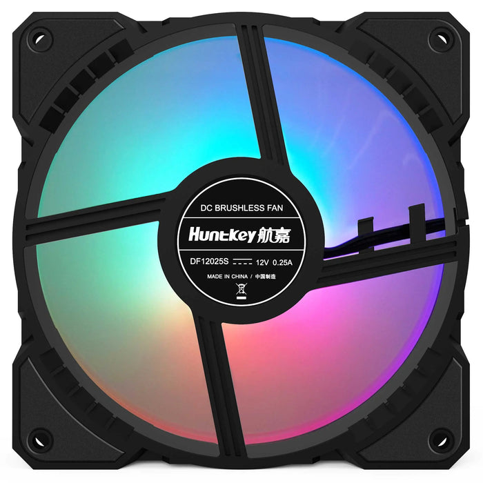 Huntkey GX122 New Moon 120MM PC Fan 4pin 1200rpm