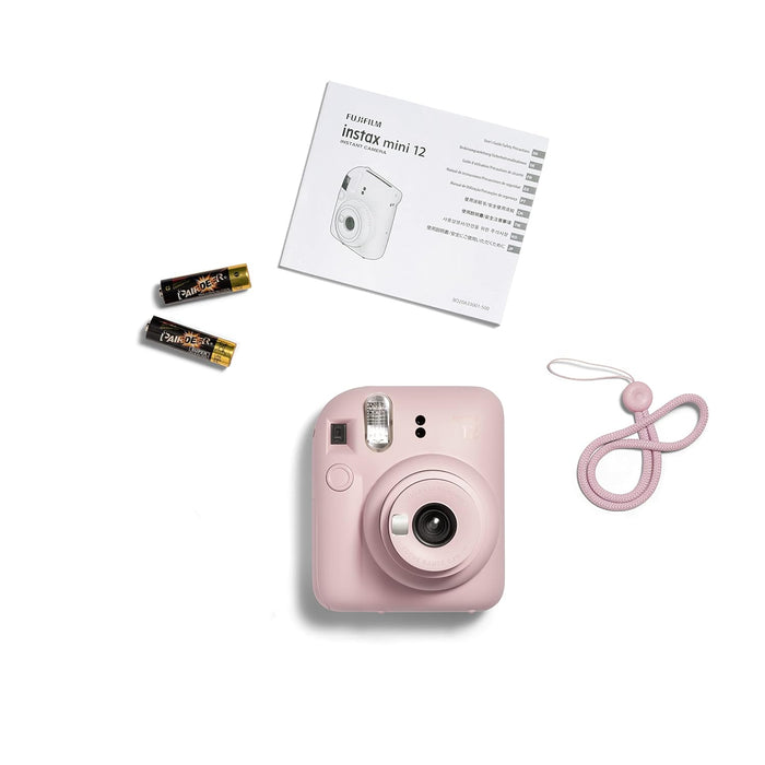 Fujifilm Instax Mini 12 Instant Standalone Camera- Blossom Pink