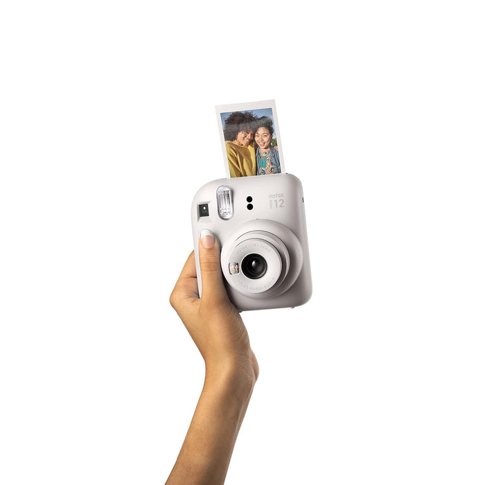 Fujifilm Instax Mini 12 Instant Standalone Camera- Clay White