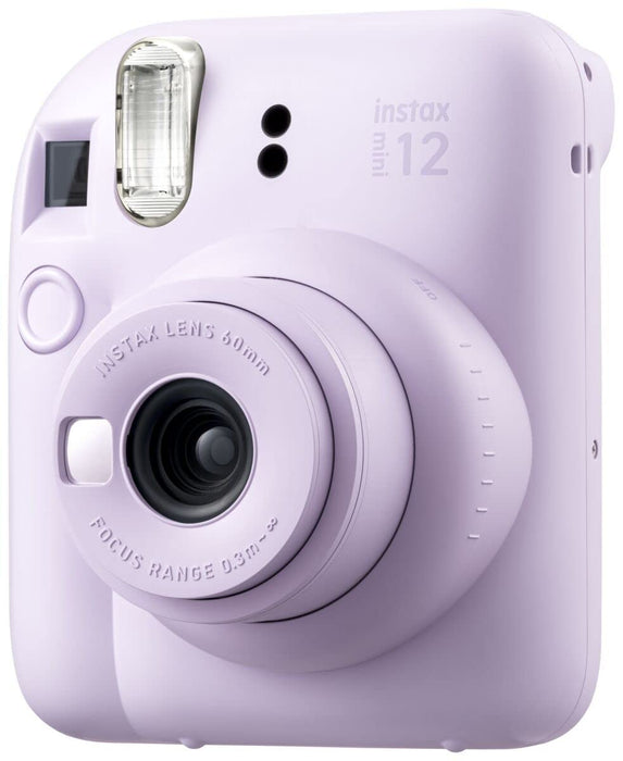 Fujifilm Instax Mini 12 Instant Camera Delight Box With 10 Shots, Mini 12 Cover, Bunting Set- Lilac Purple