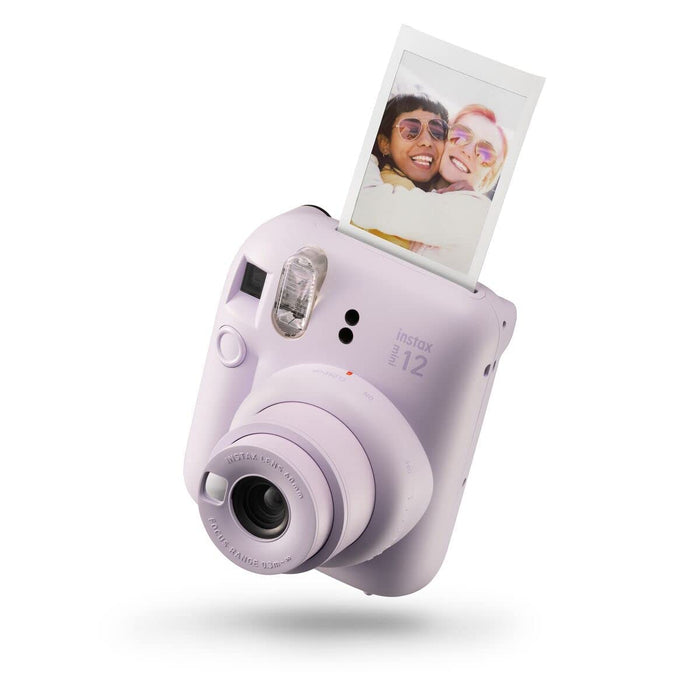 Fujifilm Instax Mini 12 Mega Pack With 40 Shots, Bunting Set, Mini 12 Cover (Lilac Purple)