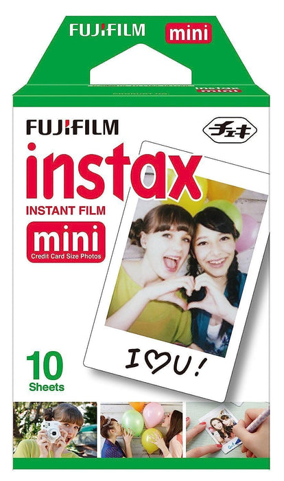 Fujifilm Instax Mini Single Pack 10 Sheets Instant Film for Fuji Instant Cameras