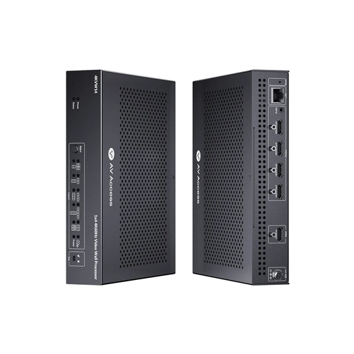 AV Access Versatile 1×4 4K HDMI Video Wall Processor with Advanced Bezel Correction, Wide-Screen Support, and Customizable Layouts